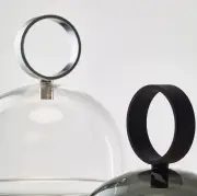 Lampa przenośna Dome Nomad 60 cm transparentna Brokis