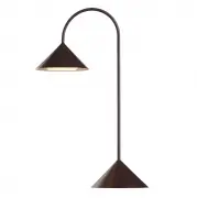 Lampa przenośna Grasp 47 cm matowa bordo Frandsen