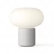 Lampa przenośna Karl Johan jasnoszara New Works