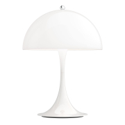 Lampa przenośna Panthella 250 biała opalizowana Louis Poulsen
