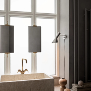 Lampa ścienna AJ z przewodem stal nierdzewna Louis Poulsen