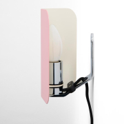 Lampa ścienna Apex jasnoróżowa Hay