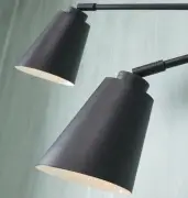 Lampa ścienna Bremen dwuramienna czarna Its about Romi