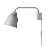 Lampa ścienna Caravaggio read szara Fritz Hansen