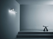 Lampa ścienna Coordinates 1 aluminium w kolorze srebrnym Flos