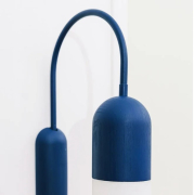 Lampa ścienna Funsui granatowa Ummo