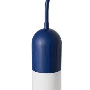 Lampa ścienna Funsui granatowa Ummo