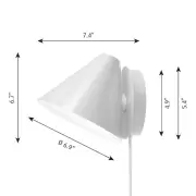 Lampa ścienna Keglen biała Louis Poulsen
