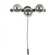 Lampa ścienna Monica szkło przydymione White Label Living