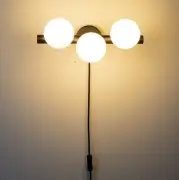 Lampa ścienna Monica szkło opalizowane White Label Living