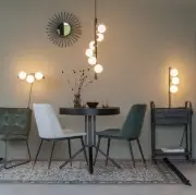 Lampa ścienna Monica szkło opalizowane White Label Living