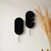 Lampa ścienna Rokke czarna Ummo
