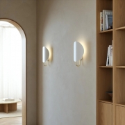 Lampa ścienna Spargo biała