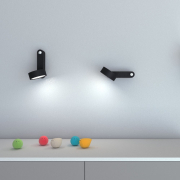 Lampa ścienna Toggle antracytowa Martinelli Luce