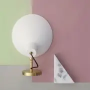 Lampa ścienna VV Cinquanta czarno-czerwona Astep
