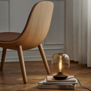 Lampa stołowa Acorn bursztynowa Please Wait to be Seated