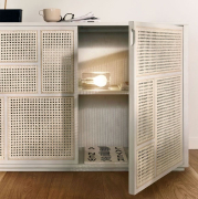Lampa stołowa Block biały przewód Design House Stockholm