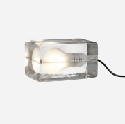 Lampa stołowa Block czarny przewód Design House Stockholm