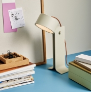 Lampa stołowa Crea piaskowa HUbsch