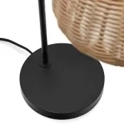 Lampa stołowa Damila czarna kave home