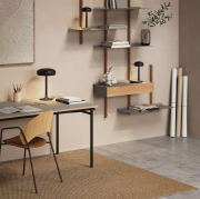 Lampa stołowa Emendo czarna Please Wait to be Seated