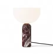 Lampa stołowa Kizu 35 cm ciemnoczerwony marmur New Works