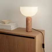 Lampa stołowa Kizu 35 cm rdzawy marmur New Works