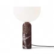 Lampa stołowa Kizu 45 cm ciemnoczerwony marmur New Works