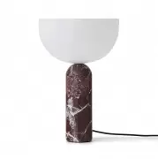 Lampa stołowa Kizu 45 cm ciemnoczerwony marmur New Works