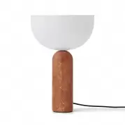 Lampa stołowa Kizu 45 cm rdzawy marmur New Works
