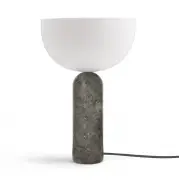 Lampa stołowa Kizu 45 cm szary marmur New Works