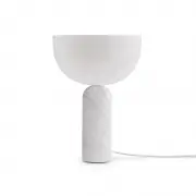 Lampa stołowa Kizu 35 cm biały marmur New Works