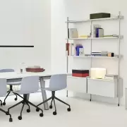 Lampa stołowa LBM Corner kremowa Hay