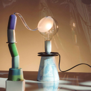 Lampa stołowa Lampadina biała Flos