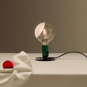 Lampa stołowa Lampadina zielona Flos