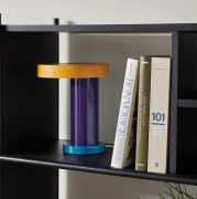 Lampa stołowa Magic fioletowo-żółta HUbsch