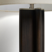 Lampa stołowa Niani drewno kauczukowe brązowe Kave home