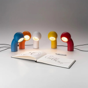 Lampa stołowa Pallino niebieska Martinelli Luce