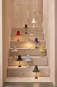 Lampa stołowa Pantop srebrna Verpan