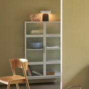 Lampa stołowa Sleek brązowo-jasnoszara Hubsch