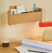 Lampa stołowa Sleek zielono-czerwona Hubsch