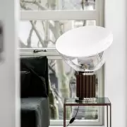 Lampa stołowa Taccia brązowa Flos