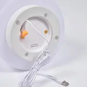 Lampa stołowa Udiya z białym wykończeniem kave home