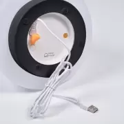 Lampa stołowa Udiya z czarnym wykończeniem kave home