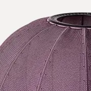 Lampa sufitowa Knit-Wit 45 cm oval burgundowa Made By Hand