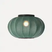 Lampa sufitowa Knit-Wit 45 cm oval zielona Made By Hand