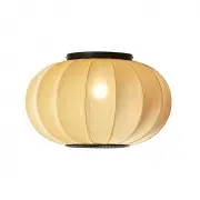 Lampa sufitowa Knit-Wit 45 cm oval żółta Made By Hand