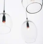 Lampa wisząca Unika mała transparentna Northern