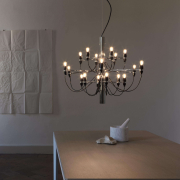 Lampa wisząca 2097/18 Clear Bulbs chromowana Flos