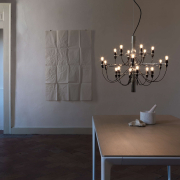 Lampa wisząca 2097/18 Frosted Bulbs chromowana Flos